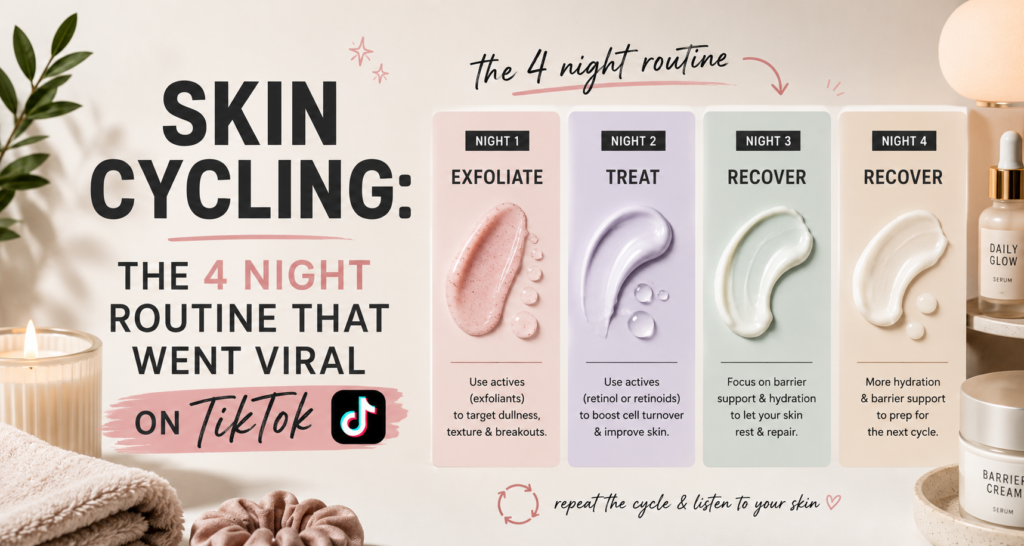 skin cycling routine