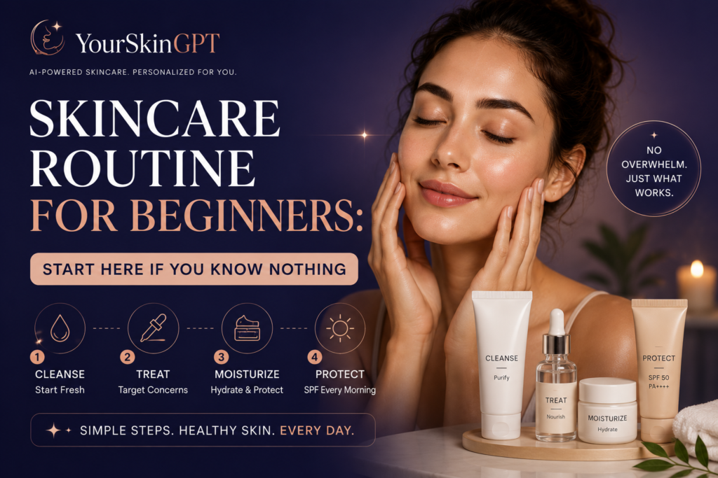 skincare routine for beginners